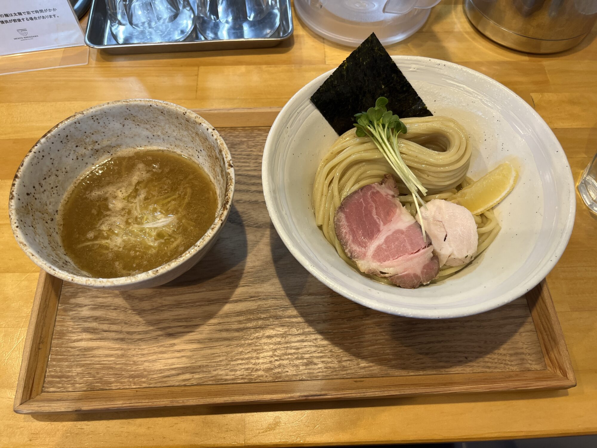 【番外編】MENYA NAKAGAWAで美味魚介スープのラーメン（東京都豊島区）