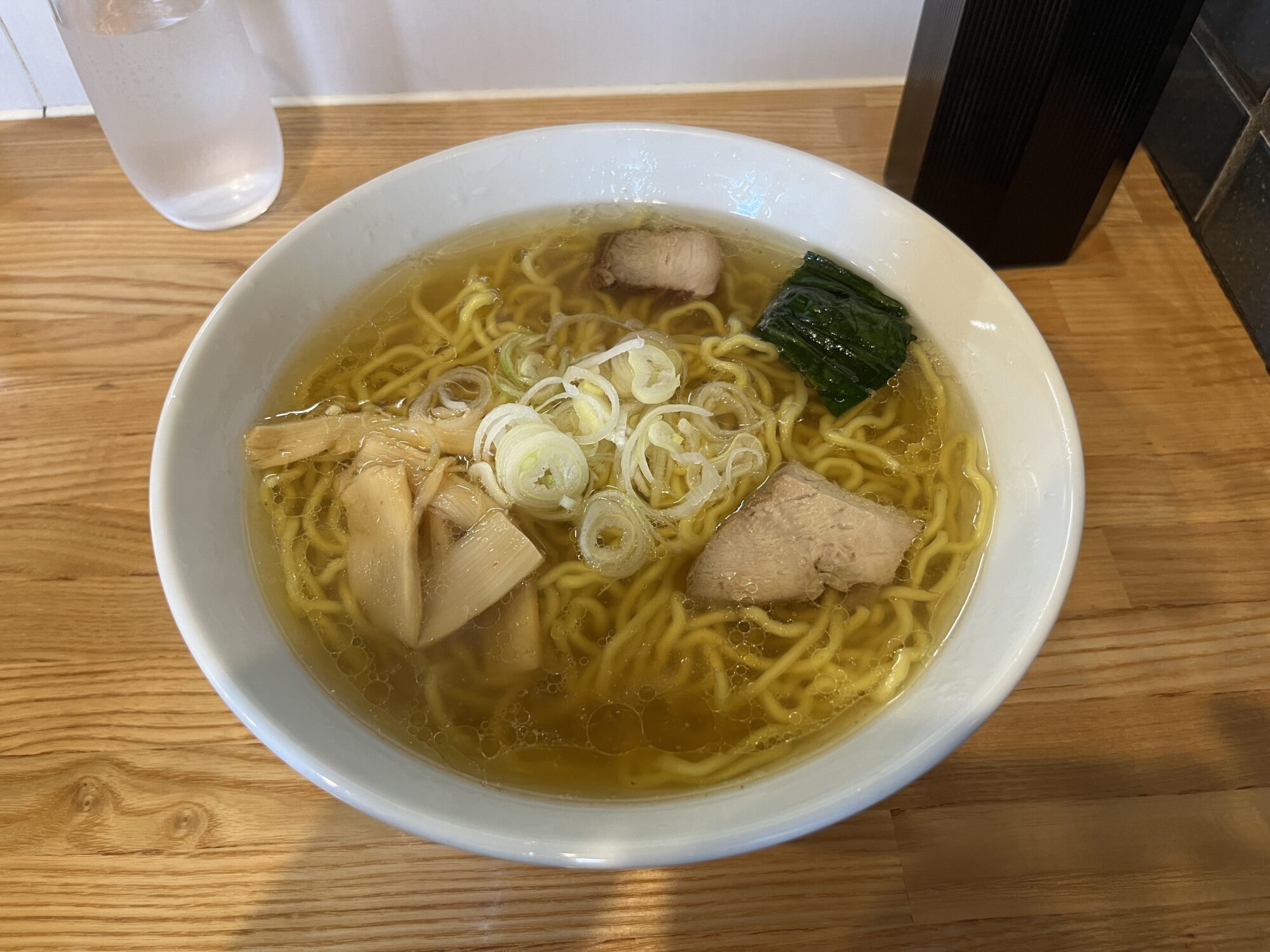 ぜんやでシンプルな塩ラーメン（新座市）