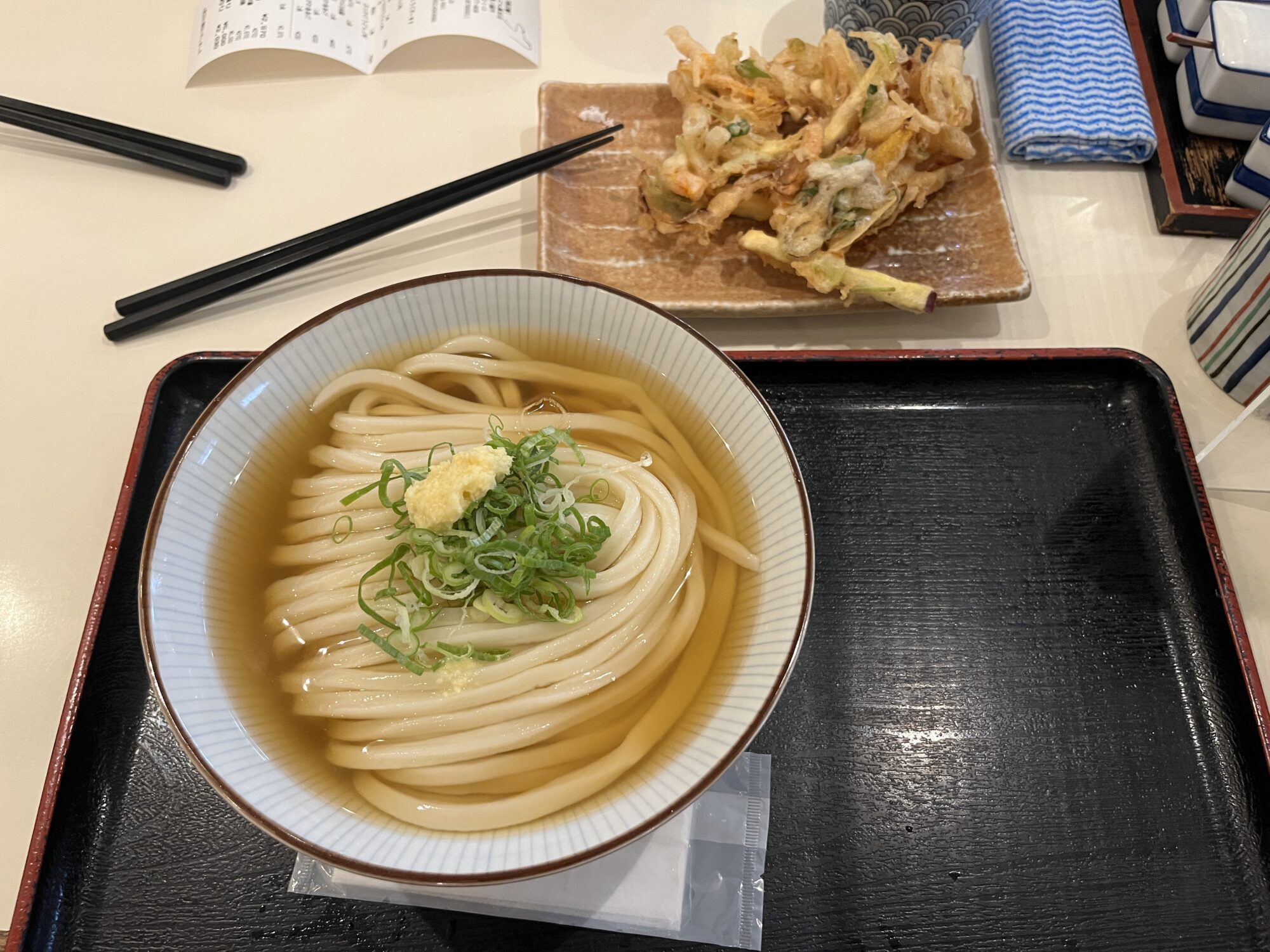 手打ちうどん長谷沼で濃厚かけうどん（川越市）