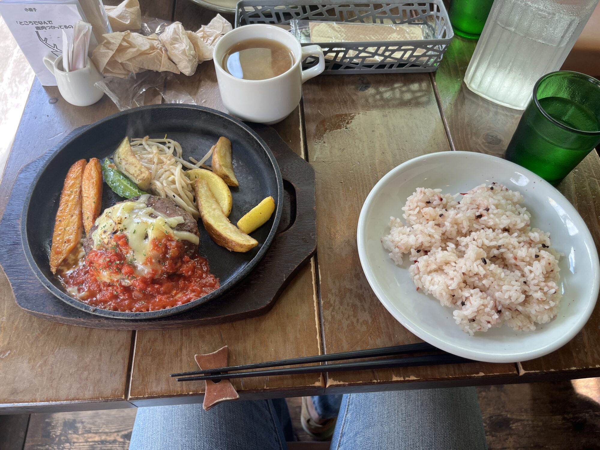 BAOBABで鹿肉ハンバーグ（さいたま市桜区）