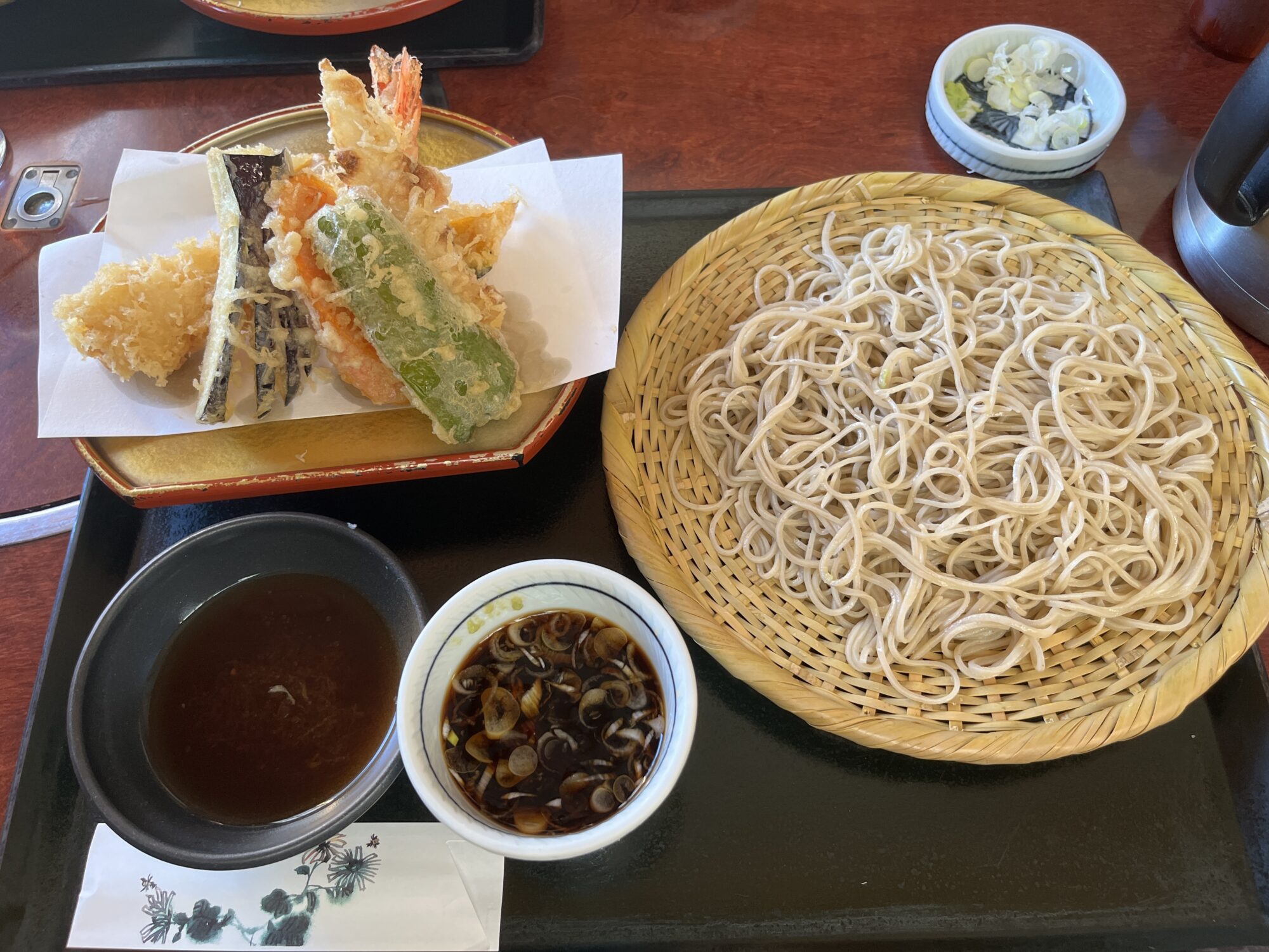 久下屋脩兵衛でリーズナブルな海老天蕎麦（加須市）