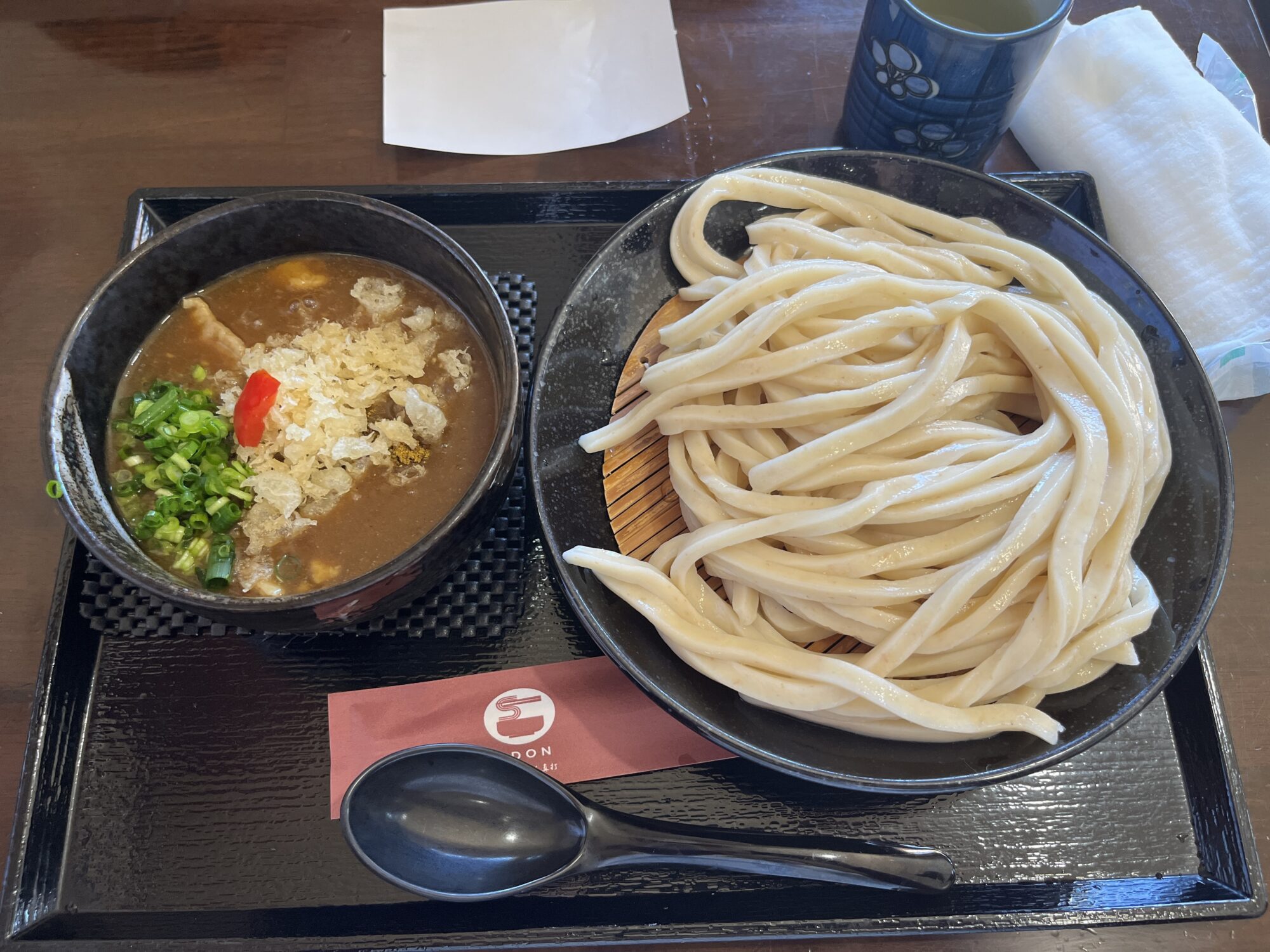 真打で噛みごたえあるカレーうどん（川越市）