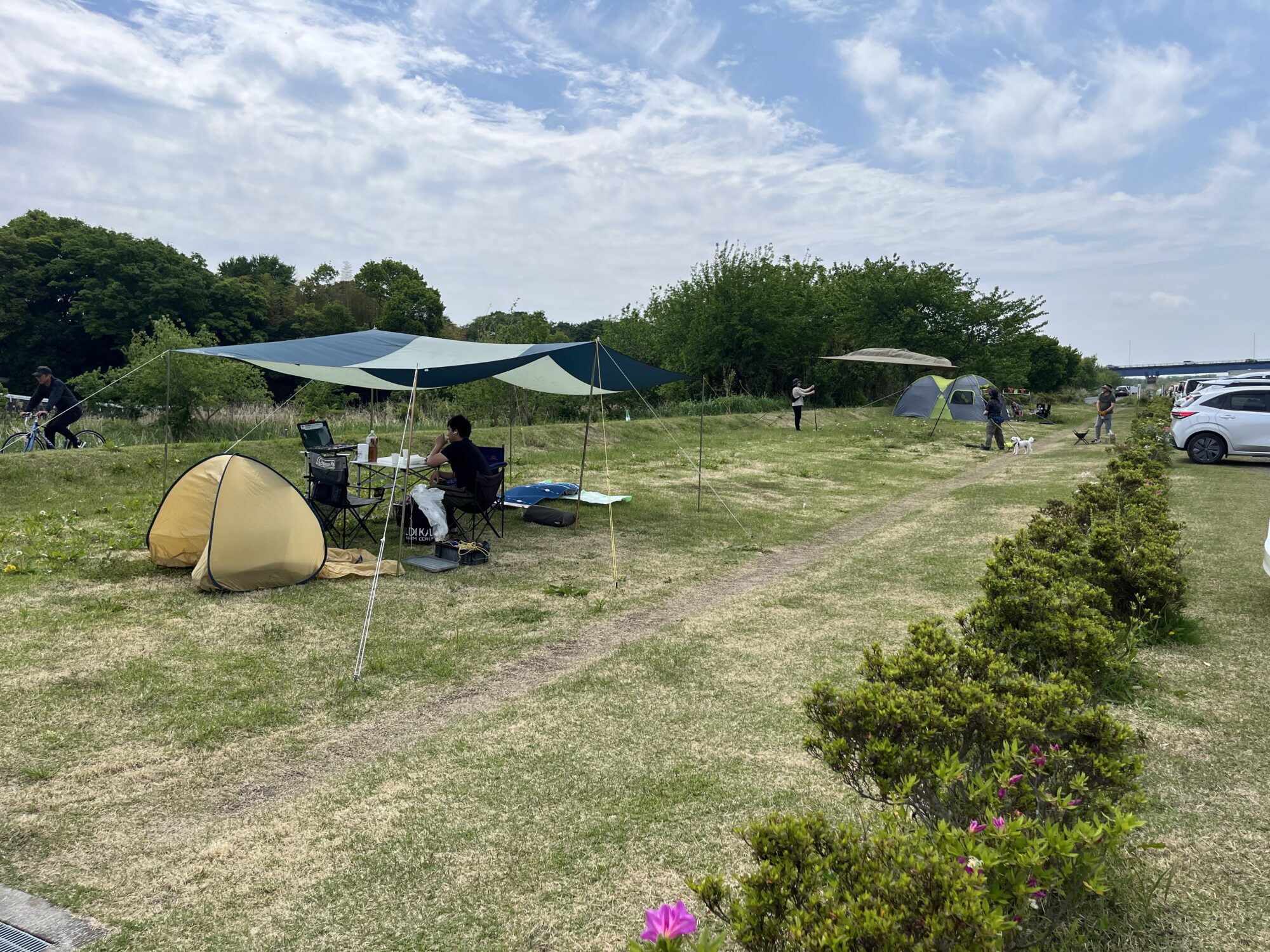 北本水辺プラザ公園でゆったりデイキャンプ（北本市）