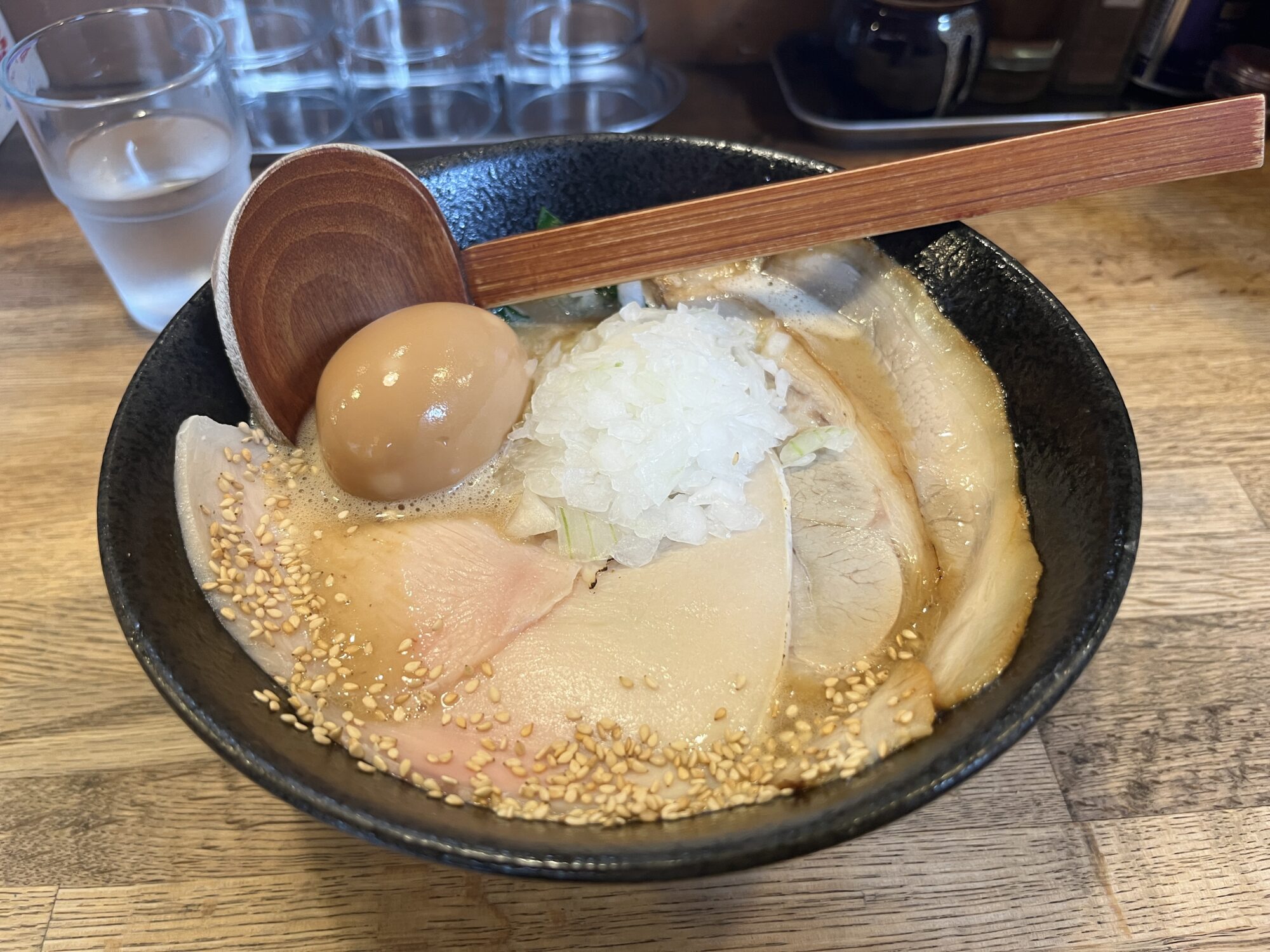 麺屋時茂で鶏白湯ラーメン（草加市）