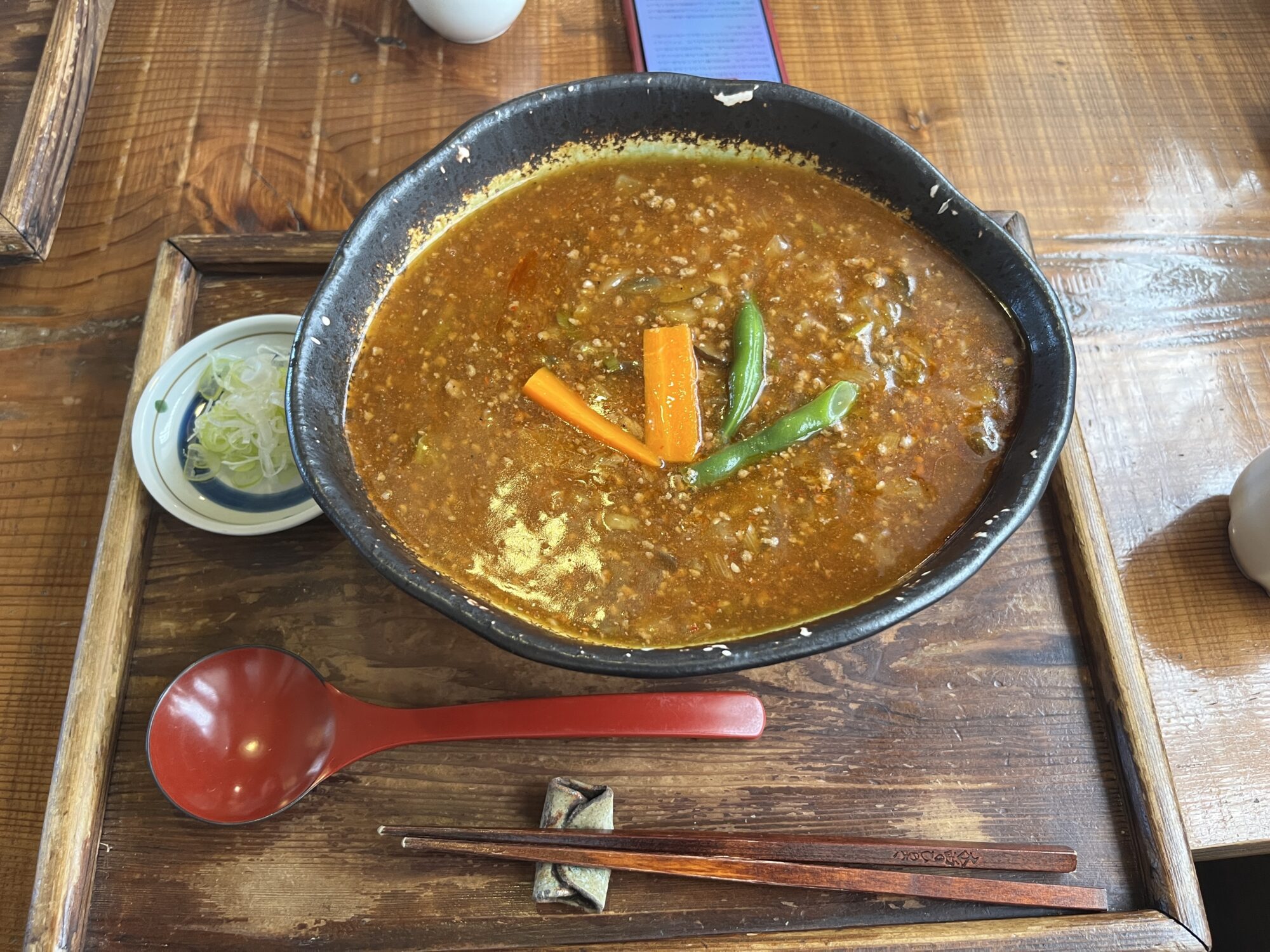 越生庵甚五郎で地獄うどん（越生町）