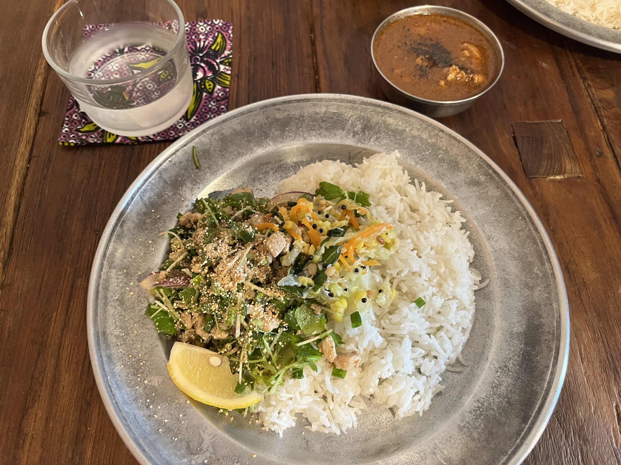 世界アトミ食堂で南インドカレー（さいたま市西区）