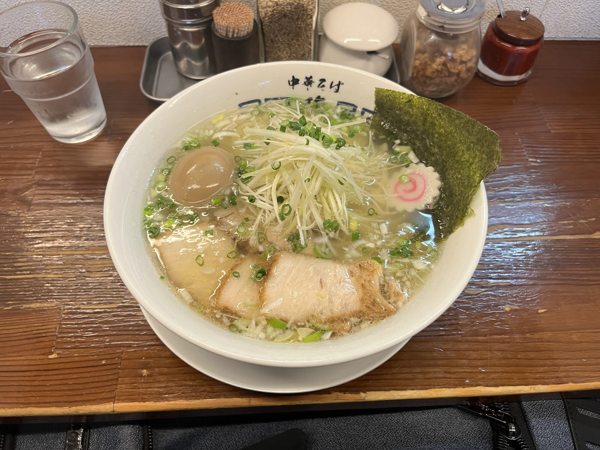 中華そば馥で体温まる塩ラーメン（草加市）