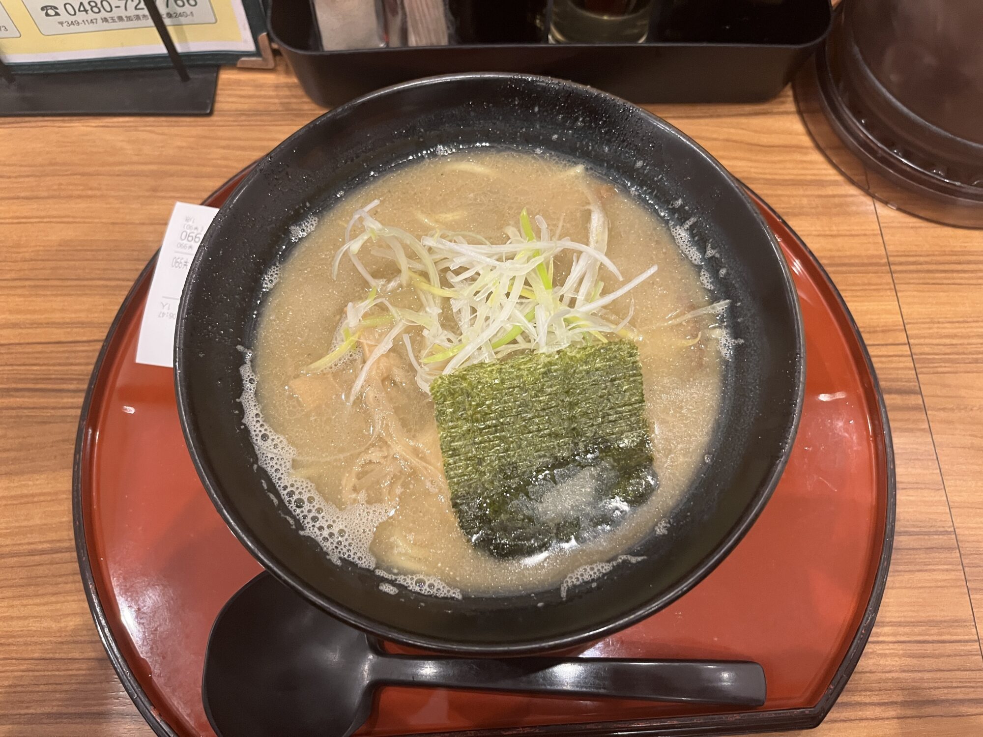 くりの木で煮干だし中華そば（さいたま市北区）