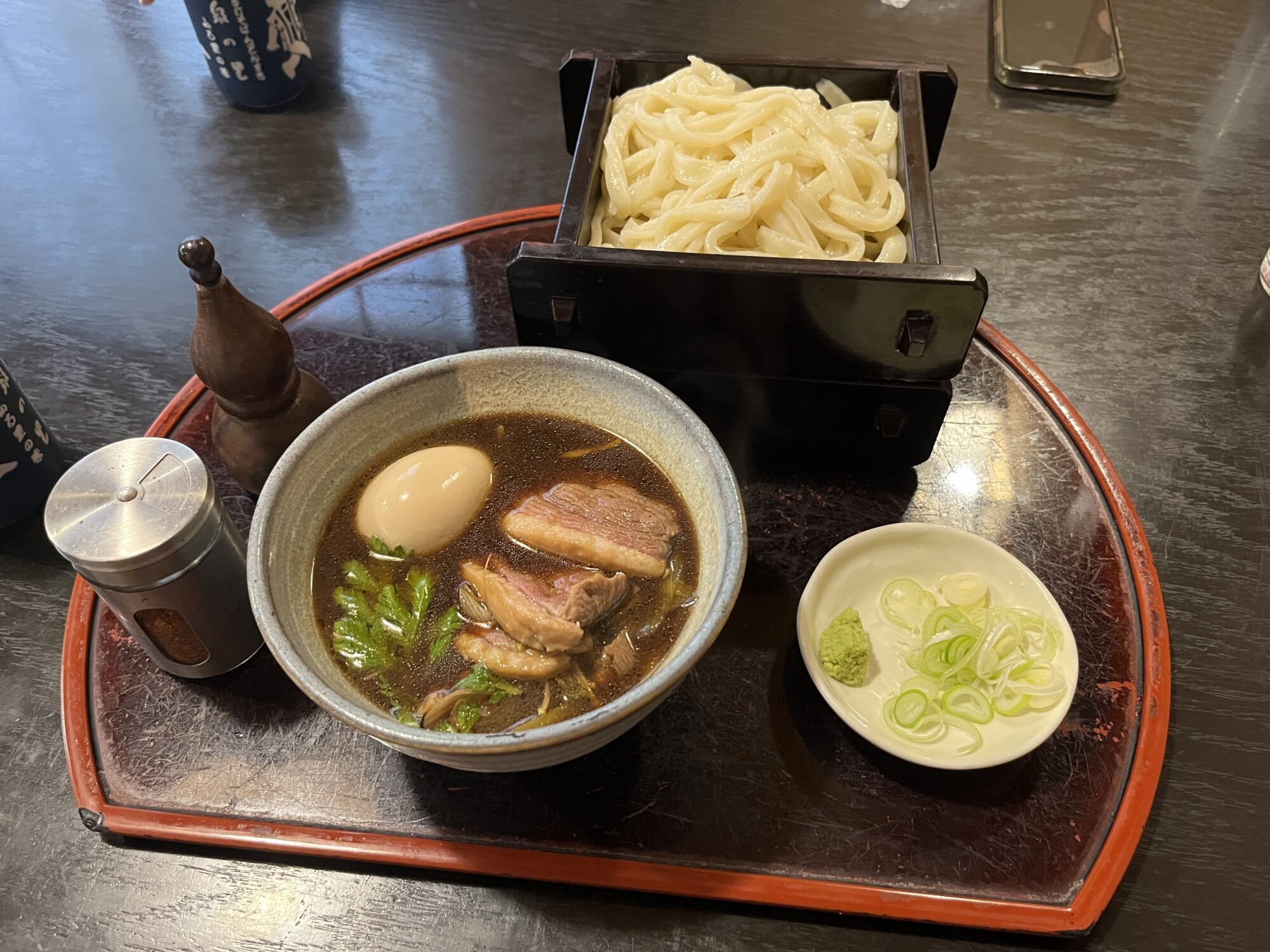 泉の里で濃厚鴨汁うどん（川島町）